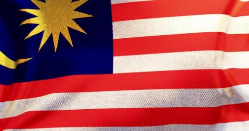 Videohive - Malaysia - Flag - 4K - 36075569