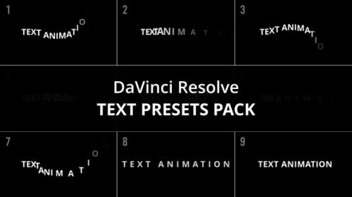 Videohive - Text Presets Pack - 36061116