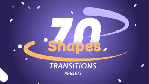 Videohive - 70 Shapes Transitions Presets - 36094348