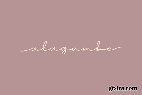 Alagambe Handwritten Font