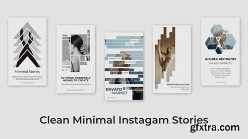 Videohive Clean Minimal Instagram Stories 36115555