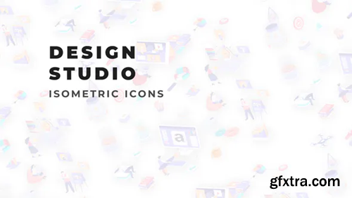 Videohive Design Studio - Isometric Icons 36117723