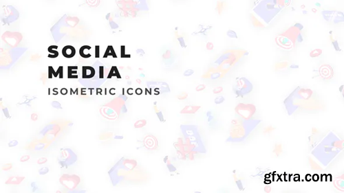 Videohive Social Media - Isometric Icons 36118036