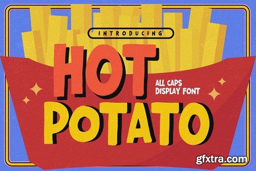 Hot Potato - All Caps Display Font