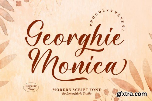 Georghie Monica Modern Script Font