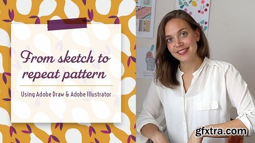 Pattern Design: From Sketch to Repeat Pattern | Using Adobe Draw & Adobe Illustrator