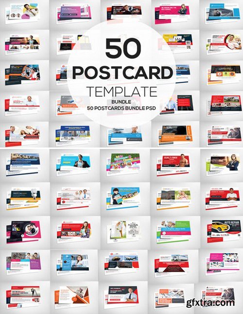 50 Business Postcard Bundle