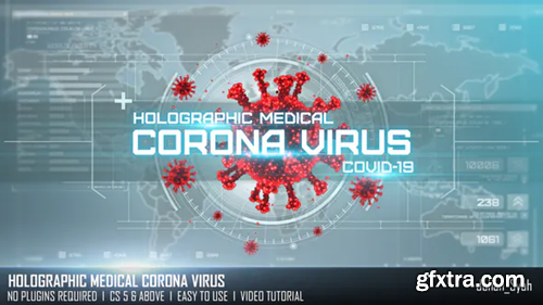 Videohive Holographic Medical Corona Virus 27809620