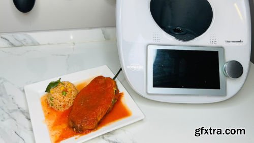 Cooking with Robots (Not Hot) Stuffed Poblano Peppers
