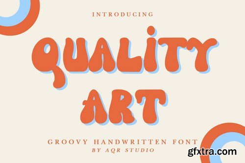 QualityArt - Groovy Handwritten Font