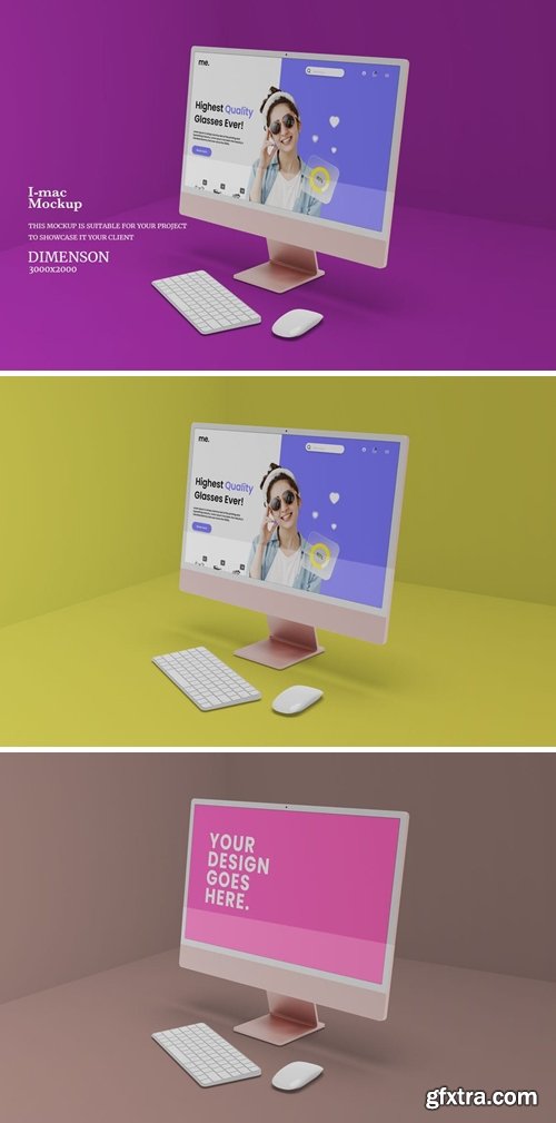 iMac Desktop - Mockup