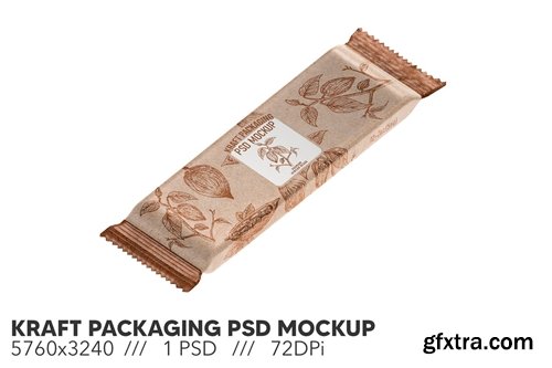 Kraft Packaging PSD Mockup