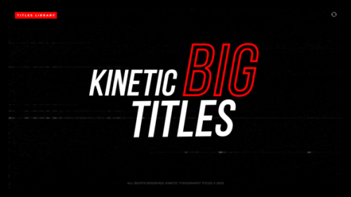 Videohive - Kinetic Typography Titles | DaVinci Resolve - 36270531