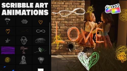 Videohive - Scribble Art Animations for FCPX - 36271133