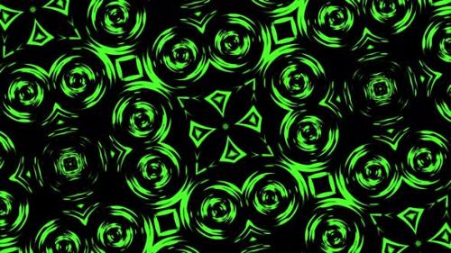 Videohive - Green neon vj loop background - 36264673