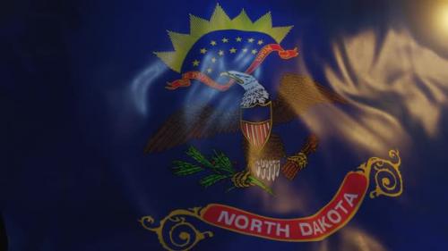 Videohive - North Dakota State Flag - 36277466