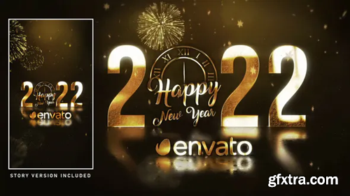 Videohive Golden New Year Wishes 29802326