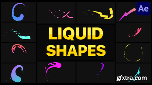 Videohive Liquid Shapes | After Effects 36249691