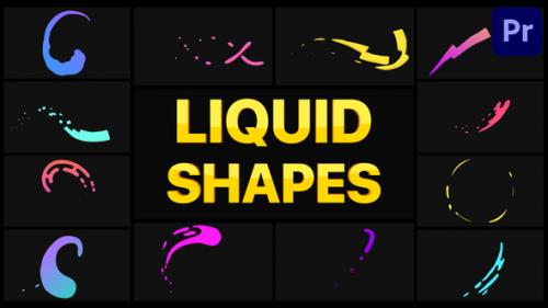 Videohive - Liquid Shapes | Premiere Pro - 36250017
