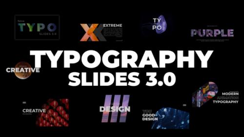 Videohive - Typography Slides 3.0 | Premiere Pro - 36308272