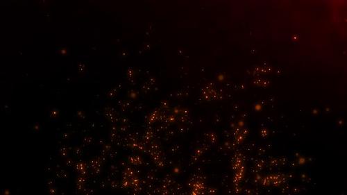 Videohive - Fire Particles Background HD - 35755690