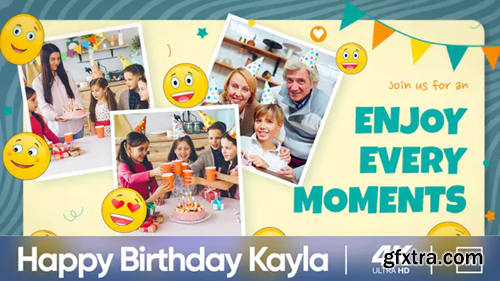 Videohive Happy Birthday Kayla 36293704