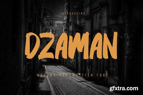 Dzaman - Handwritten Font