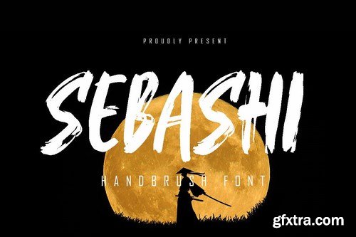 Sebashi - Handbrush Font