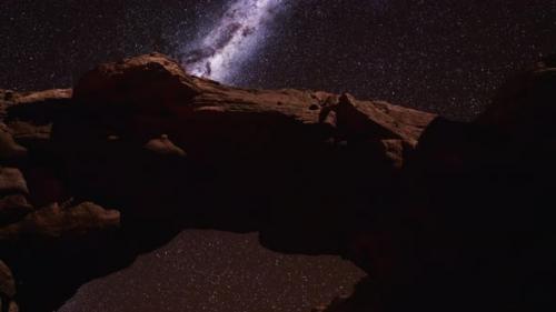 Videohive - Amazing Milky Way Over Monument Valley - 36336367