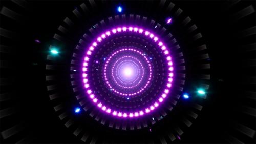 Videohive - Neon Lamp Tunnel - 36271465