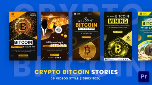 Videohive - Crypto Bitcoin Stories Pack For Premiere Pro - 36359286