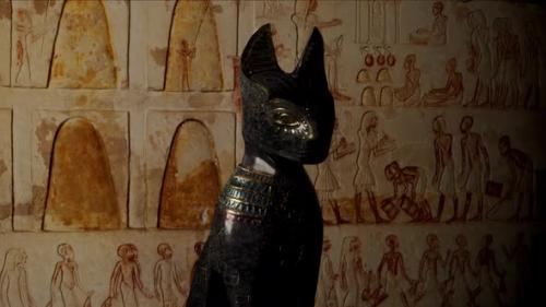 Videohive - Ancient Egypt Cat Statue - 36395090