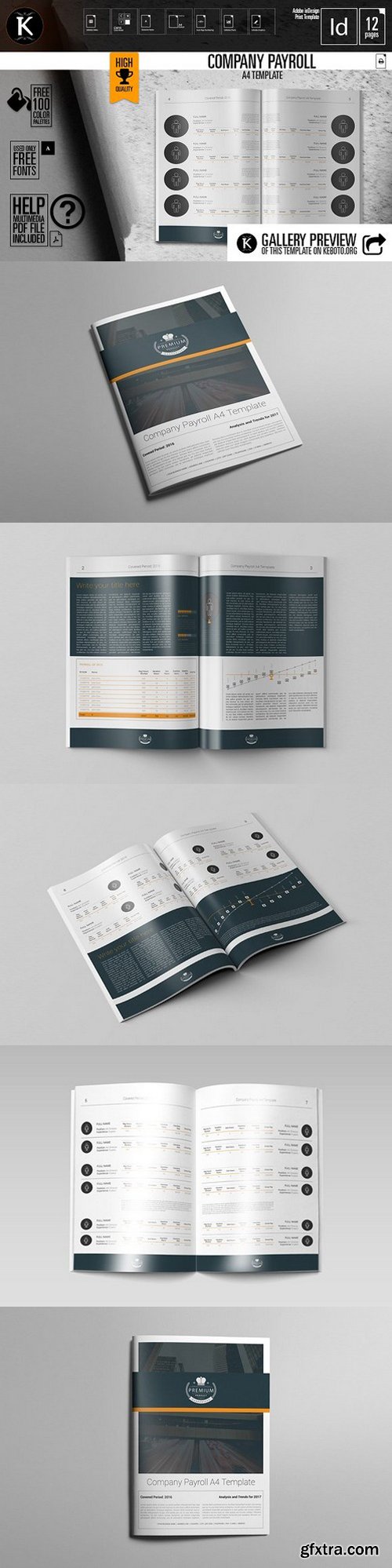 Company Payroll A4 Template