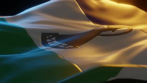 Videohive - Lesotho - Stylized Flag - 36406715