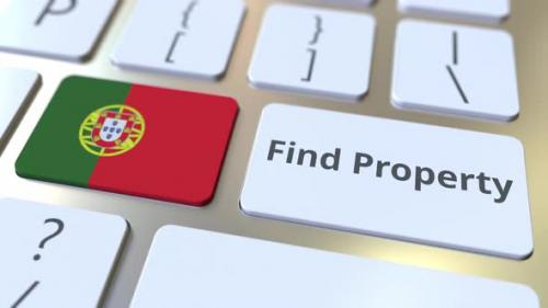 Videohive - Find Property Text and Flag of Portugal on the Keyboard - 36406775