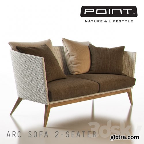 ARC Outdoor 2-Seater Sofa - POINT
