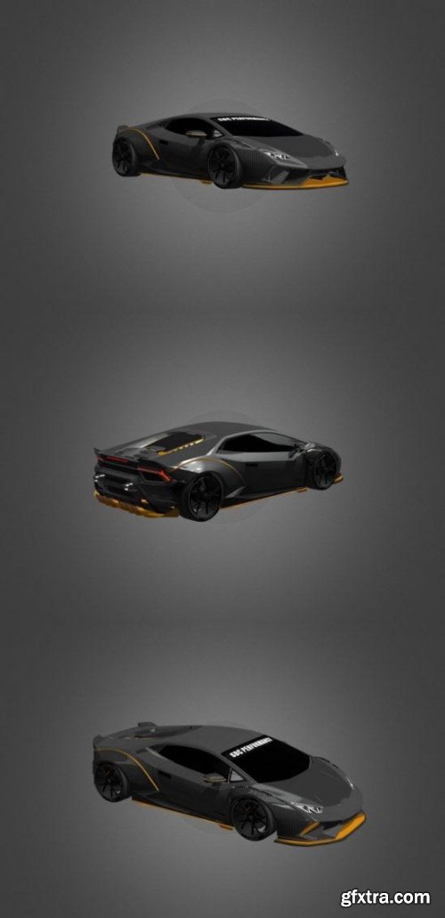 Lamborghini Huracan Falcon 3D Model