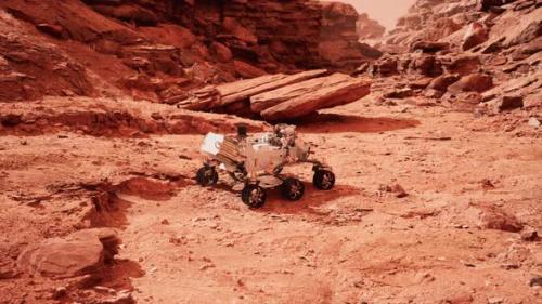 Videohive - Mars Rover Perseverance Exploring the Red Planet - 36404883