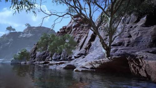 Videohive - Panoramic View of Colorado River - 36390553