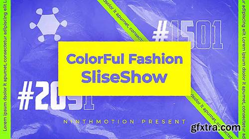 Videohive Colourful Fashion Plastic SlideShow 36447434