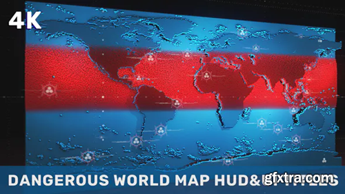 Videohive Dangerous World Map HUD UI Titles 36454994