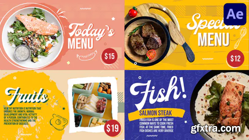Videohive Restaurant Food Menu | After Effects 36455048