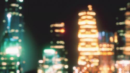Videohive - Blurred Abstract Background Lights Cityscape View - 36456895