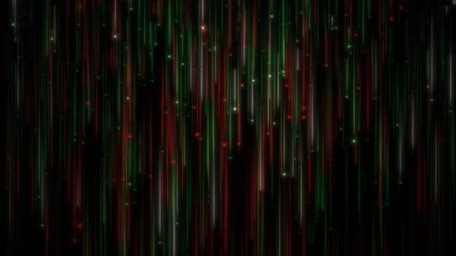 Videohive - Elegant Christmas Cascading Line Light Streak Looping Background - 36426649