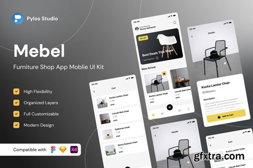 Mebel - Furniture Mobile App UI Kits