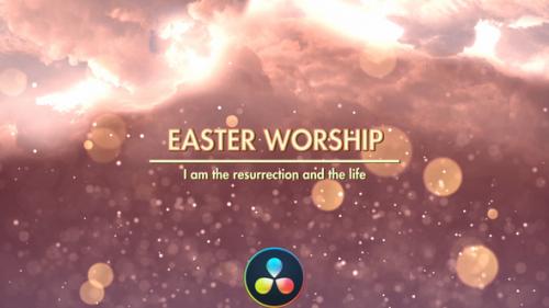 Videohive - Easter Worship Promo - DaVinci Resolve - 36535948