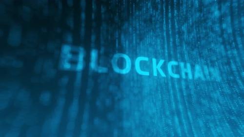 Videohive - Abstract Tech Source Code Blockchain - 36535568