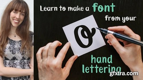 How to make a font with Hand Lettering Using Fontself and Adobe Illustrator - Font & Graphic Design