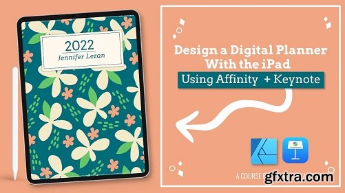 Design a Linked Digital Planner in the Affinity Designer app + Keynote app on the iPad
