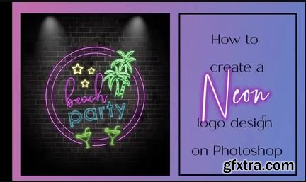 Photoshop basics: How to create a simple neon logo design